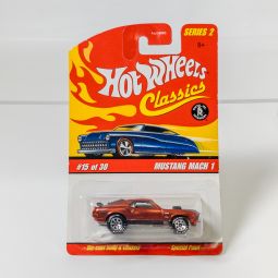 Mattel - Hot Wheels - 2005 Classics Series 2 - Mustang Mach 1 Red 15/30 *NON-MINT*