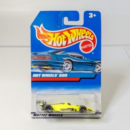 Mattel - Hot Wheels - 1998 Collector #773 - Hot Wheels 500 Neon Yellow *NON-MINT*