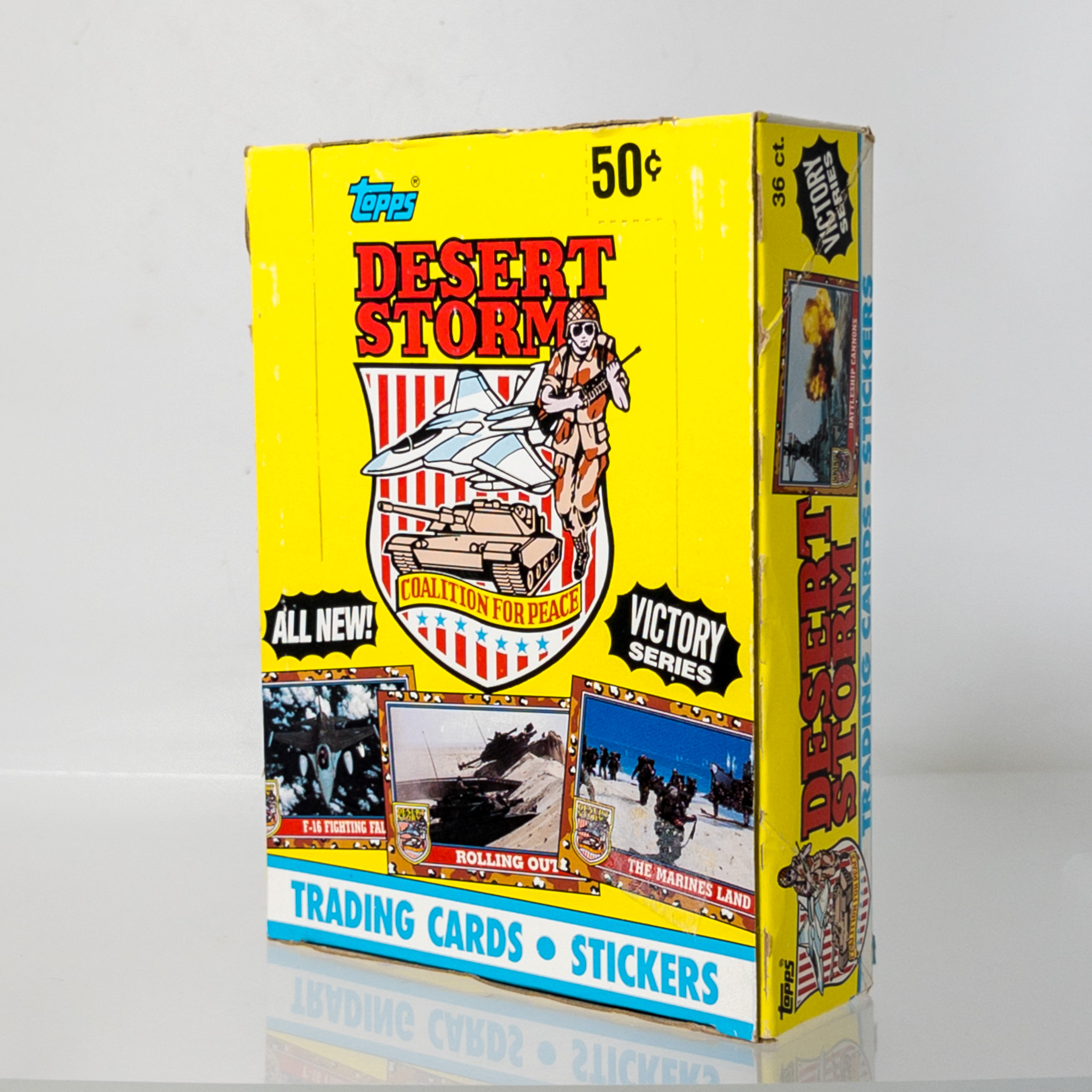 Topps Trading Cards - 1991 Desert Storm Victory Series - BOX (36 Packs) *NON-MINT*