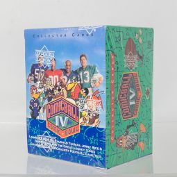 Upper Deck - 1992 Comic Ball Comic Bowl IV - BOX (34 Packs) *SEALED*