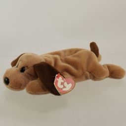 TY Beanie Baby - BONES the Dog (3rd Gen Hang Tag - Near Mint)