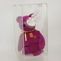 Authenticated TY Beanie Baby - BILLIONAIRE Bear #13 (Signed by TY Warner - #'d out of 611) Authenticated TY Beanie Baby - BILLIONAIRE Bear #13 (Signed by TY Warner - #'d out of 611)