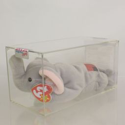 Authenticated TY Beanie Baby - RIGHTY the Elephant (UPSIDE DOWN FLAG - ODDITY) (4th Gen Hang Tag) Authenticated TY Beanie Baby - RIGHTY the Elephant (UPSIDE DOWN FLAG - ODDITY) (4th Gen Hang Tag)