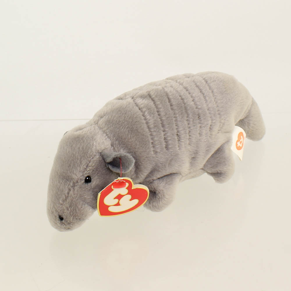 TY Beanie Baby - TANK the Armadillo (7 Lines - No Shell) (3rd Gen Hang Tag - MWNMTs)