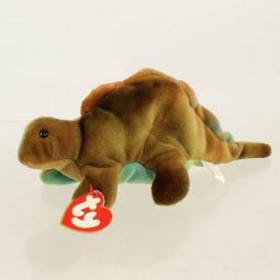 TY Beanie Baby - STEG the Dinosaur (3rd Gen Hang Tag - MWCTs)