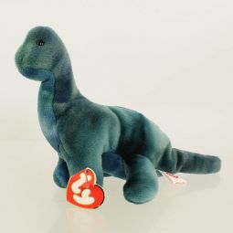 TY Beanie Baby - BRONTY the Dinosaur (3rd Gen Hang Tag - MWCTs)