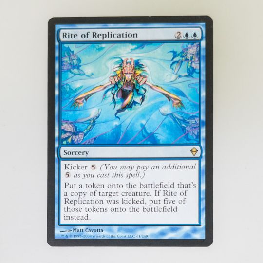Magic the Gathering Card - Zendikar 61/249 - RITE OF REPLICATION