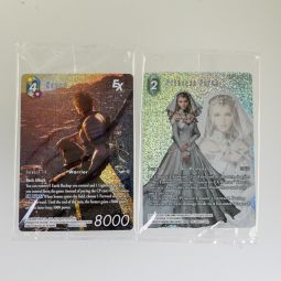 Final Fantasy Trading Cards - Lot of 2 Box Topper Promo Cards