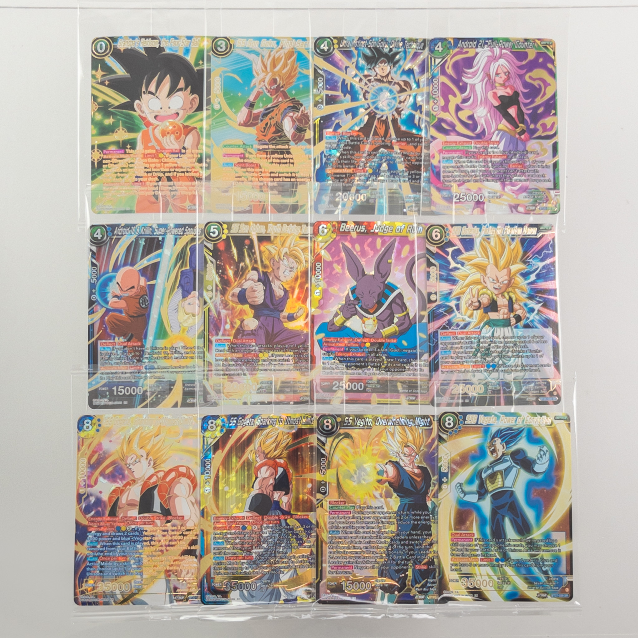 Dragon Ball Super Trading Cards - Lot of 12 Box Topper Promo Cards