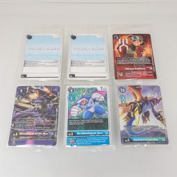 Digimon Trading Cards - Lot of 6 Box Topper Promo Cards