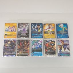 Digimon Trading Cards - Lot of 10 Box Topper Promo Cards
