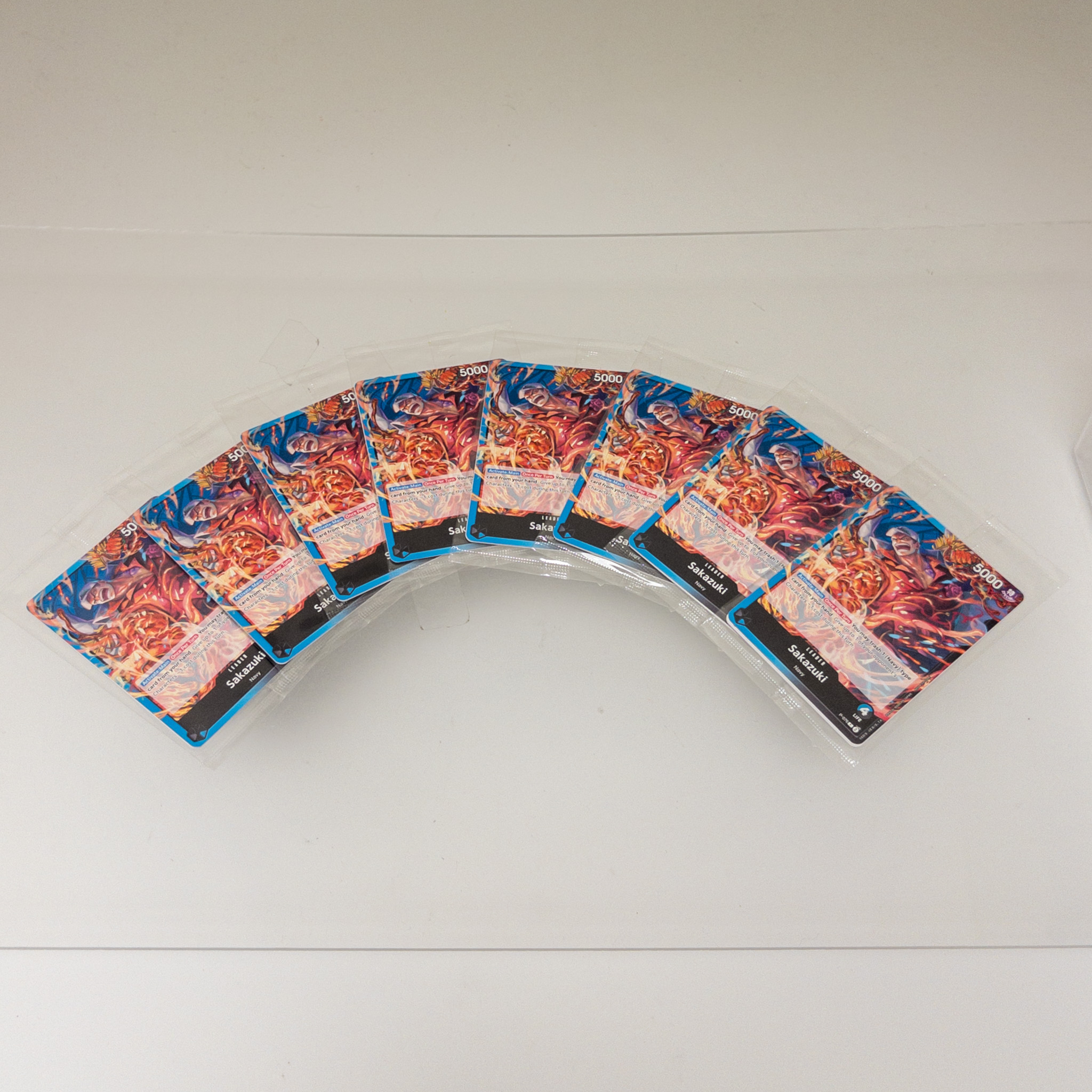 One Piece Trading Cards - Lot of 8 Pre-Release Kit Promo Cards (Pirate's Party Vol. 7)