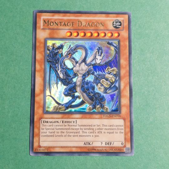 yugioh montage dragon deck TDGS-EN014 Unlimited Ultra Rare Near Mint may be 1st or Unlimited Edition YGOPROMONTAGE DRAGON OTK DECK 2021