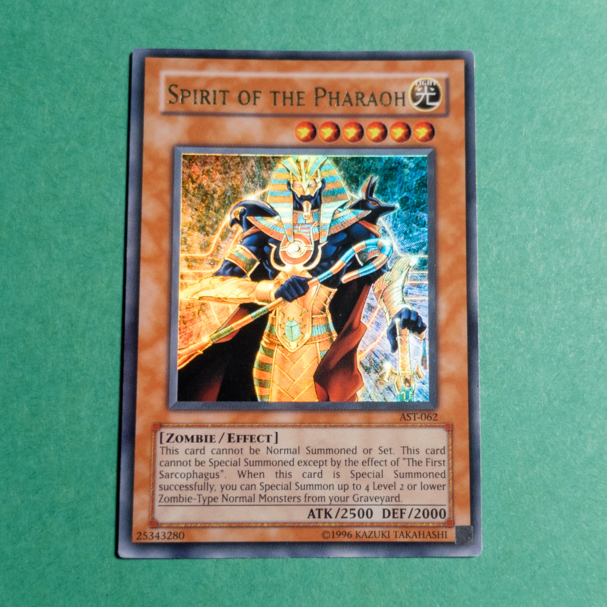 Yu-Gi-Oh Card - AST-062 - SPIRIT OF THE PHARAOH (ultra rare holo) *NM - Played*