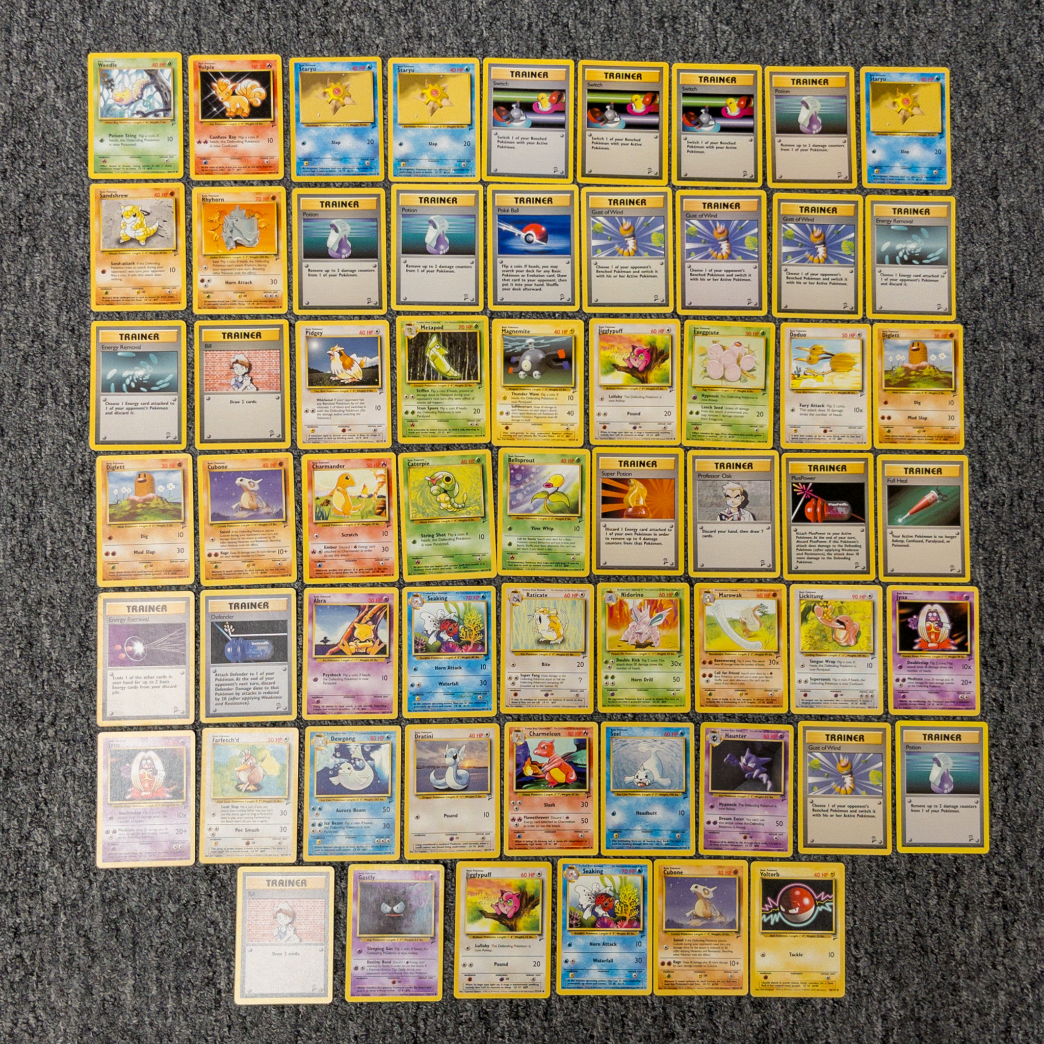 Pokemon Collection Lot - 60 BASE 2 Set 2000 WOTC Vintage Cards *NM ...
