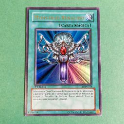 Yu-Gi-Oh Card - LDD-S118 - MONSTER REBORN (SPANISH) (ultra rare holo) *1st Ed* *Played*