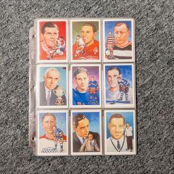 Lot of 43 Hockey Cards - 1987 Cartophilium Hall of Fame #1-43