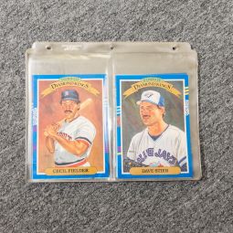 Set of 26 Jumbo 5x7 Baseball Cards - 1990 Leaf Donruss Diamond King