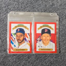 Set of 27 Jumbo 5x7 Baseball Cards - 1989 Leaf Donruss Diamond King