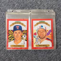 Set of 27 Jumbo 5x7 Baseball Cards - 1989 Leaf Donruss Diamond King