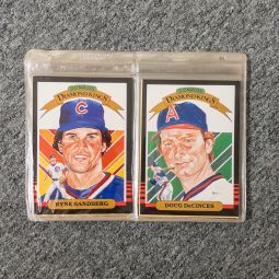 Set of 26 Jumbo 5x7 Baseball Cards - 1985 Leaf Donruss Diamond King #1-26