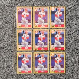 Lot of 10 1987 Topps Baseball Cards - PETE ROSE #200