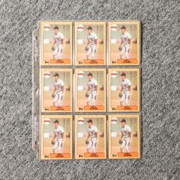 Lot of 25 1987 Topps Baseball Cards - WILL CLARK #420 Rookie Card