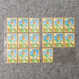 Lot of 16 1987 Topps Baseball Cards - LUIS POLONIA #96T Rookie Card