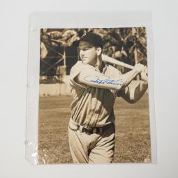 RALPH KINER (Pittsburgh Pirates) - Signed 8x10 Baseball Photo Autographed