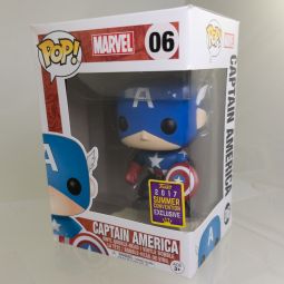 Funko POP! Vinyl Bobble-Heads - Marvel - CAPTAIN AMERICA (Bucky Cap) #06 (Exclusive) *NON-MINT*