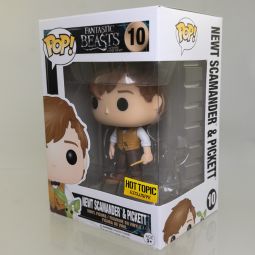 Funko POP! Movies - Fantastic Beasts Vinyl Figure - NEWT SCAMANDER & PICKETT #10 (Excl) *NON-MINT*