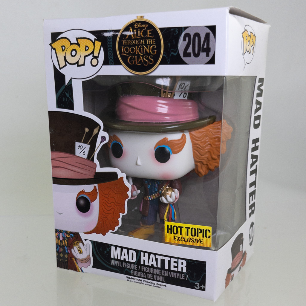 Funko POP! Alice Through the Looking Glass - Vinyl Figure - MAD HATTER #204 (Excl) *NON-MINT*