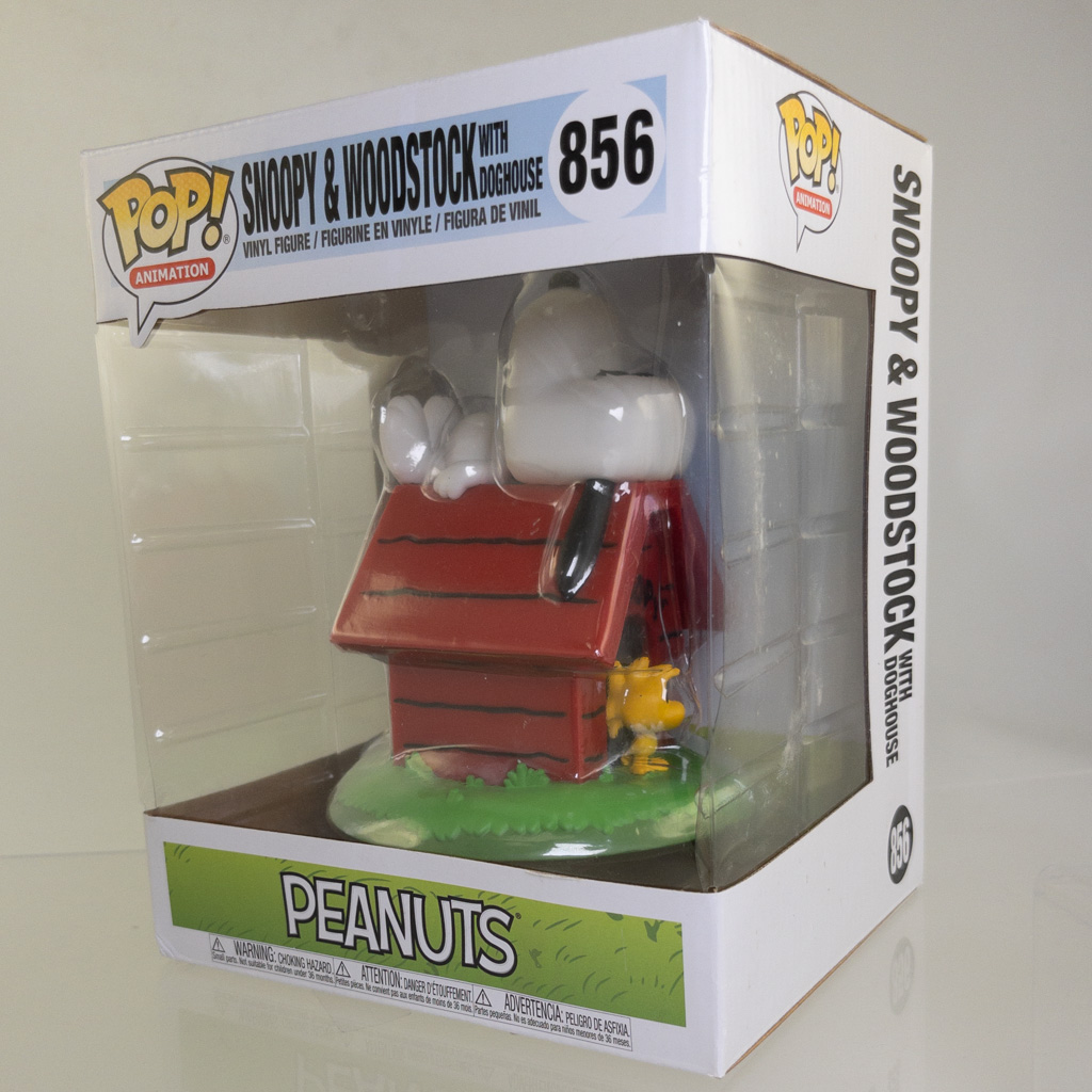 Funko POP! Deluxe - Peanuts Vinyl Figure - SNOOPY & WOODSTOCK w/DOGHOUSE #856 *NON-MINT*