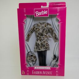Mattel - Barbie - Fashion Avenue Boutique - LEOPARD PRINT WRAP DRESS *NON-MINT*
