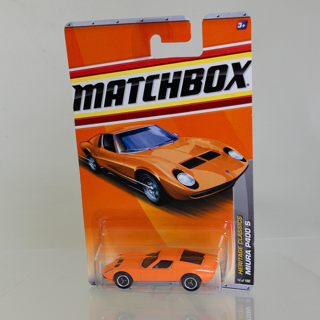 Mattel - Matchbox - Heritage Classics Miura P400 S Orange *NON-MINT*