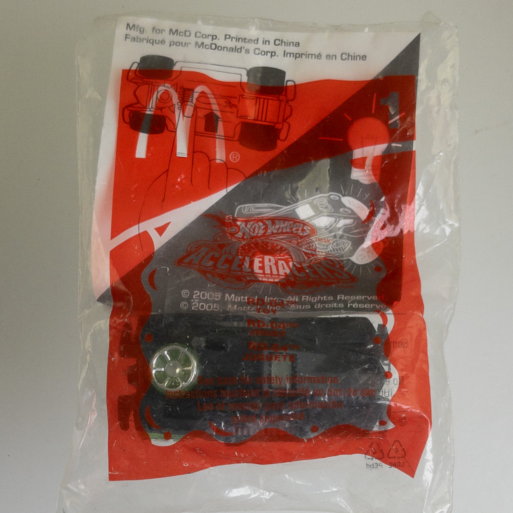 McDonald s Happy Meal Toy Hot Wheels AcceleRacers 1 RD 04 NON MINT BBToyStore Toys Plush Trading Cards Action Figures Games online retail store shop sale