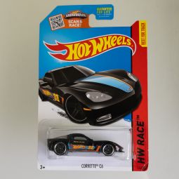 Hot Wheels - HW Race - Corvette C6 Black 131/250 *NON-MINT*