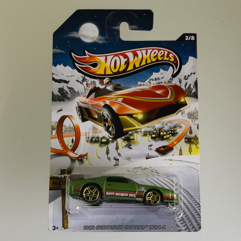 Hot Wheels - Holiday Hot Rods - 1985 Chevrolet Camaro Iroc-z  *NON-MINT*