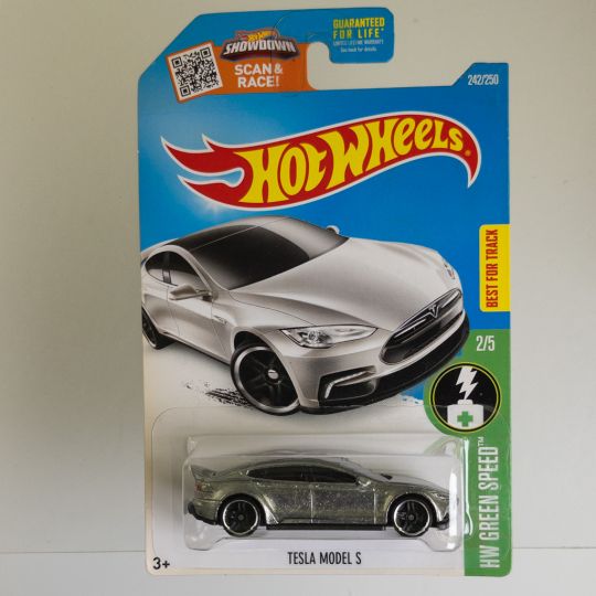 Hot Wheels HW Green Speed Tesla Model S 2 5 NON MINT BBToyStore Toys Plush Trading Cards Action Figures Games online retail store shop sale