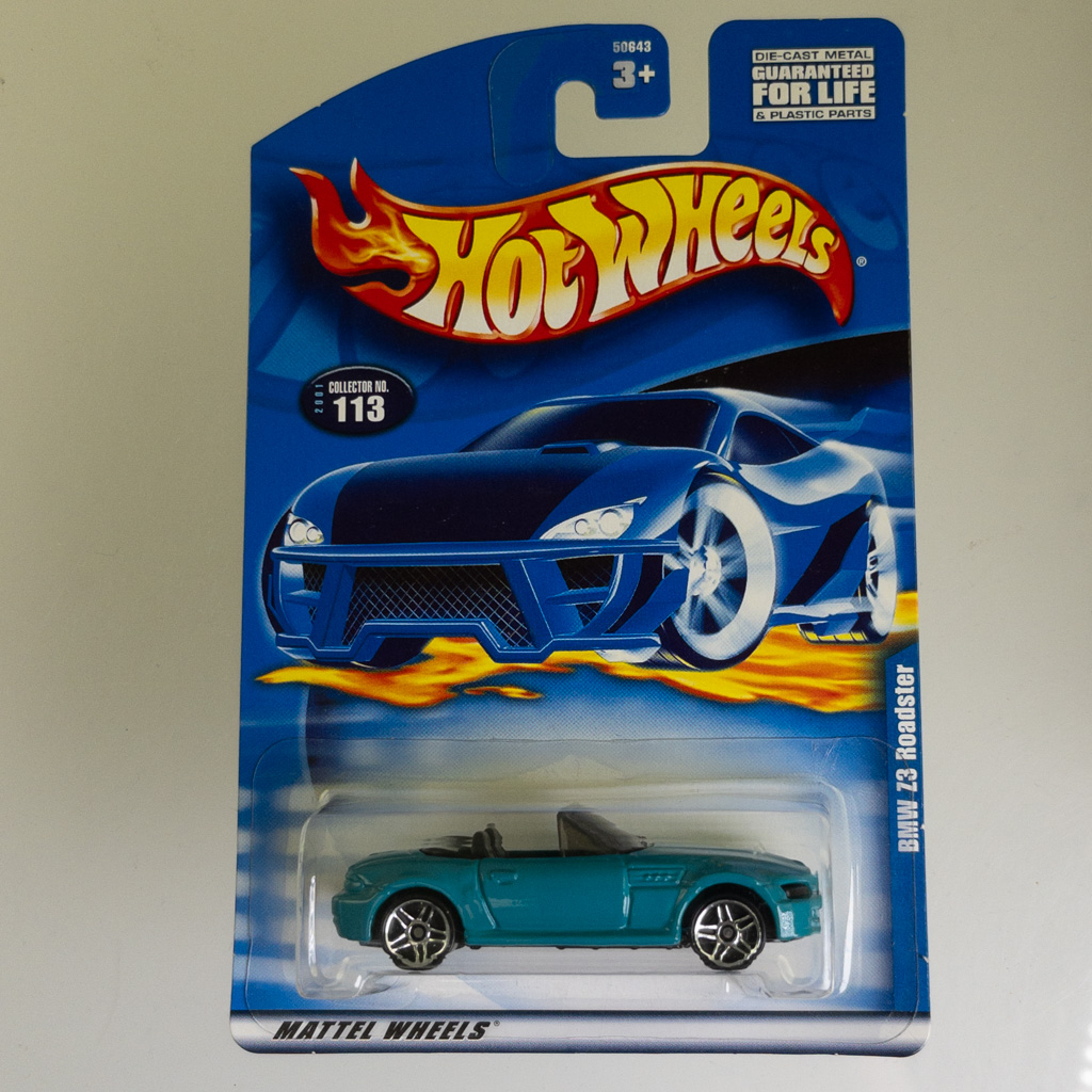 Hot Wheels - 2001 BMW Z3 Roadster Teal #113 *NON-MINT*: BBToyStore.com ...