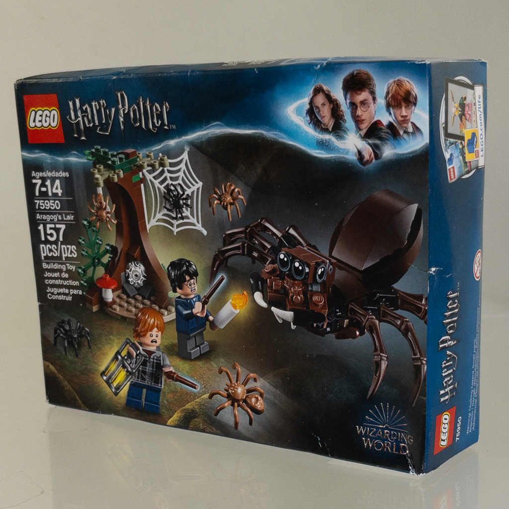 Lego Harry Potter ARAGOG S LAIR 75950 157 pieces Unopened NON MINT BOX BBToyStore Toys Plush Trading Cards Action Figures Games online retail store shop sale