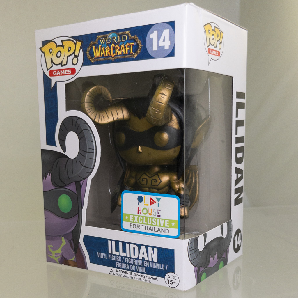 Funko POP! Blizzard - World of Warcraft Vinyl Figure - ILLIDAN (Gold) #14 (Exclusive) *NON-MINT*