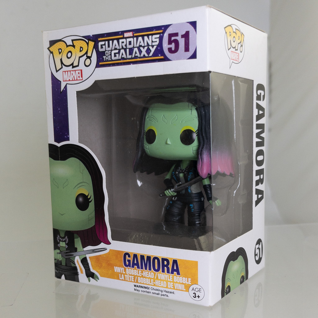Funko POP! Guardians of the Galaxy Movie - Vinyl Bobble - GAMORA #51 *NON-MINT*