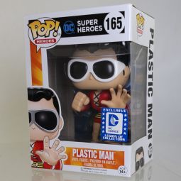 Funko POP! Heroes Vinyl Figure - DC Comics - PLASTIC MAN #165 *Exclusive* *NON-MINT*