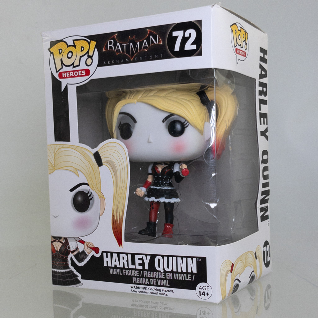 Funko POP! Batman Arkham Knight Vinyl Figure - HARLEY QUINN #72 *NON-MINT*
