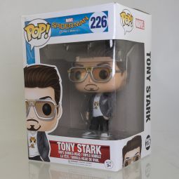 Funko POP! Heroes Vinyl Bobble-Head - Spider-Man Homecoming - TONY STARK #226 *NON-MINT*