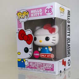 Funko POP! Sanrio - Hello Kitty Vinyl Figure - HELLO KITTY (Classic - Flocked) #28 (Exclusive) *NON-