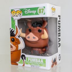 Funko POP! Disney - Vinyl Figure - PUMBAA (The Lion King) #87 *NON-MINT*