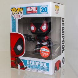 Funko POP! Marvel Series 2 Vinyl Bobble - DEADPOOL (Black/Red Inverted) #20 (Exclusive) *NON-MINT*