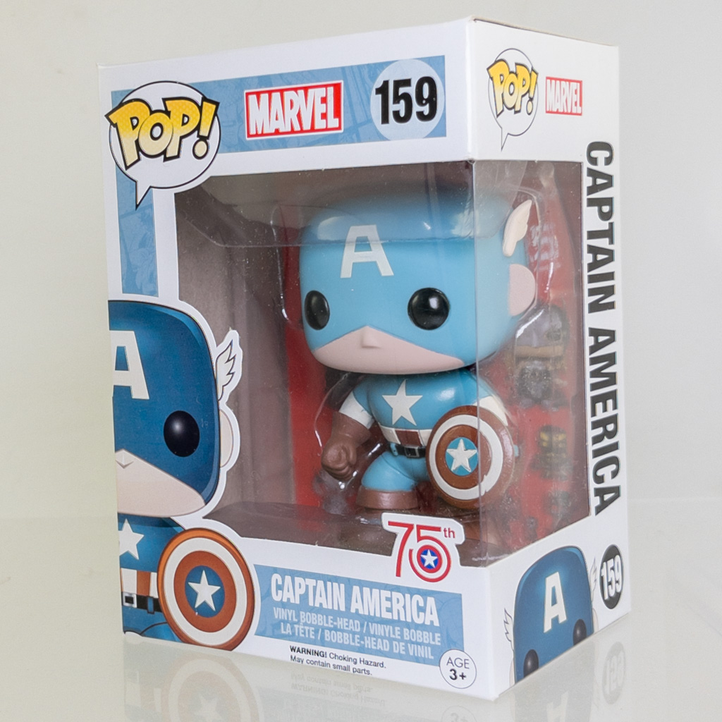 Funko POP! Vinyl Bobble-Heads - Marvel - CAPTAIN AMERICA (75th